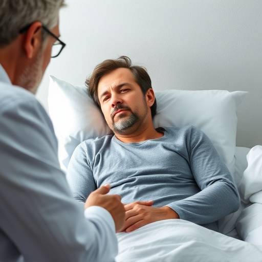 Doctor consulting with a patient about sleep issues